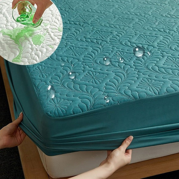 Capa Protetora de Colchão Acolchoada Impermeável - SoftGuard