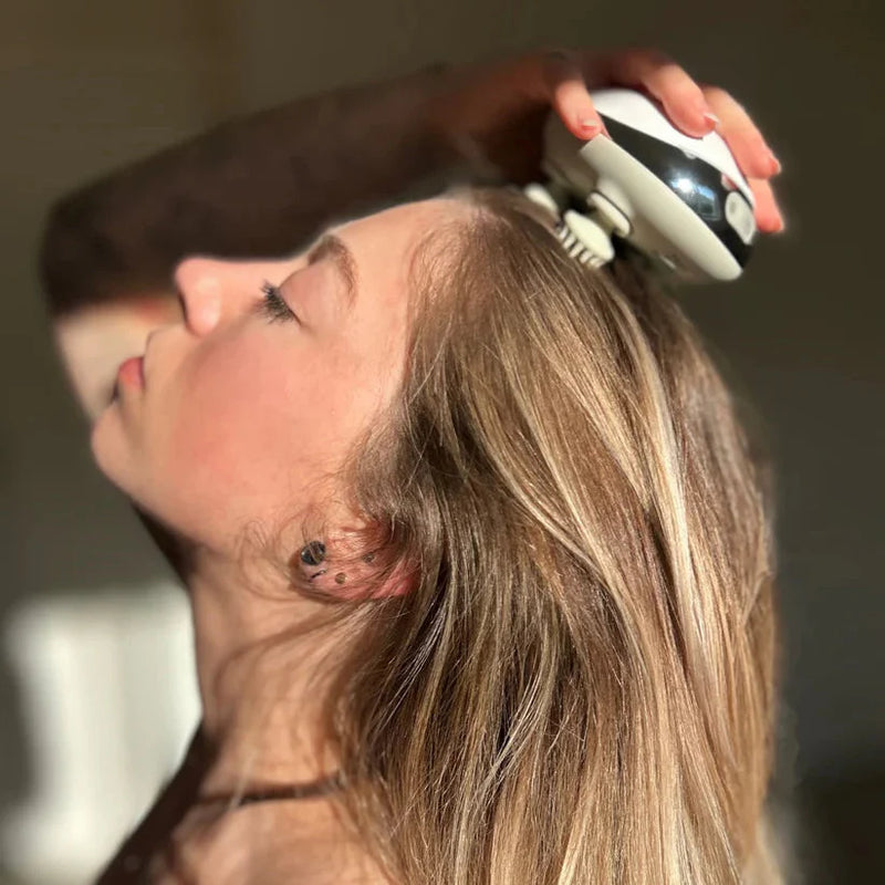 Massageador Elétrico para Couro Cabeludo - RelaxaPlus