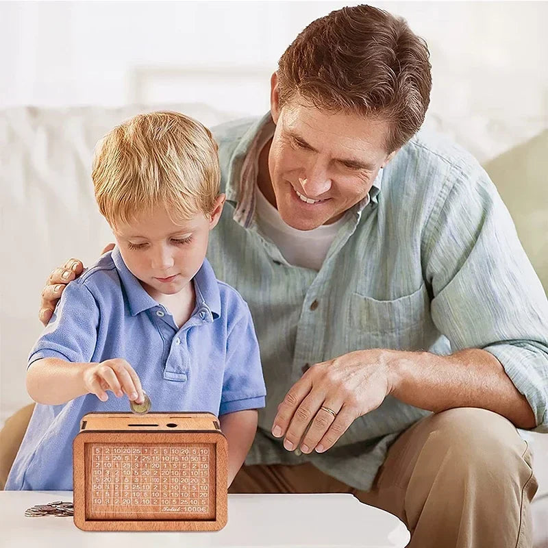 WoodBox Cofre Inteligente - Economize com o Método Japonês Kakeibo ☑™
