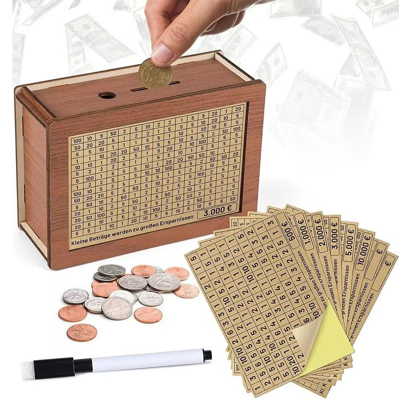 WoodBox Cofre Inteligente - Economize com o Método Japonês Kakeibo ☑™