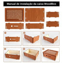 WoodBox Cofre Inteligente - Economize com o Método Japonês Kakeibo ☑™