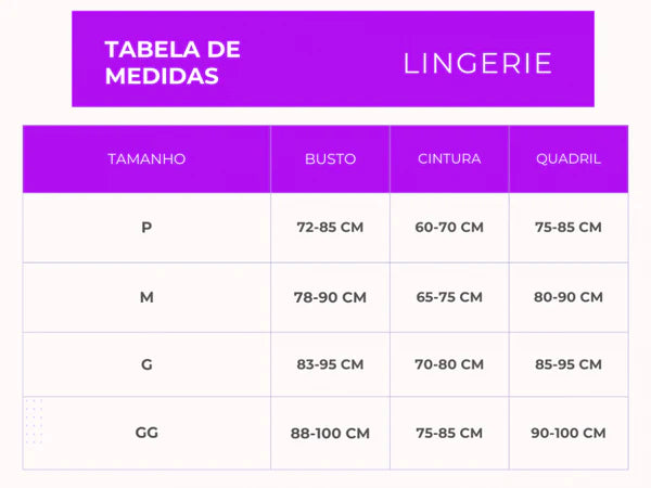 Lingerie - Momento de Plazer