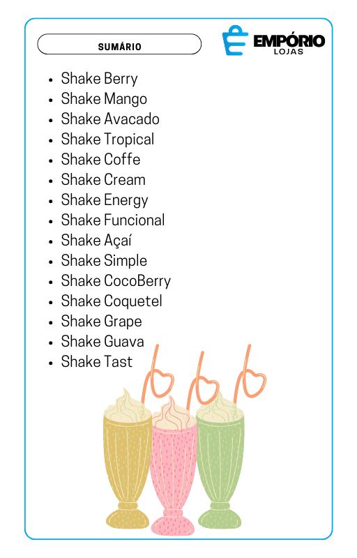Liquidificador Elétrico Portátil + Ebook de Brinde Com 15 Receitas De Shakes