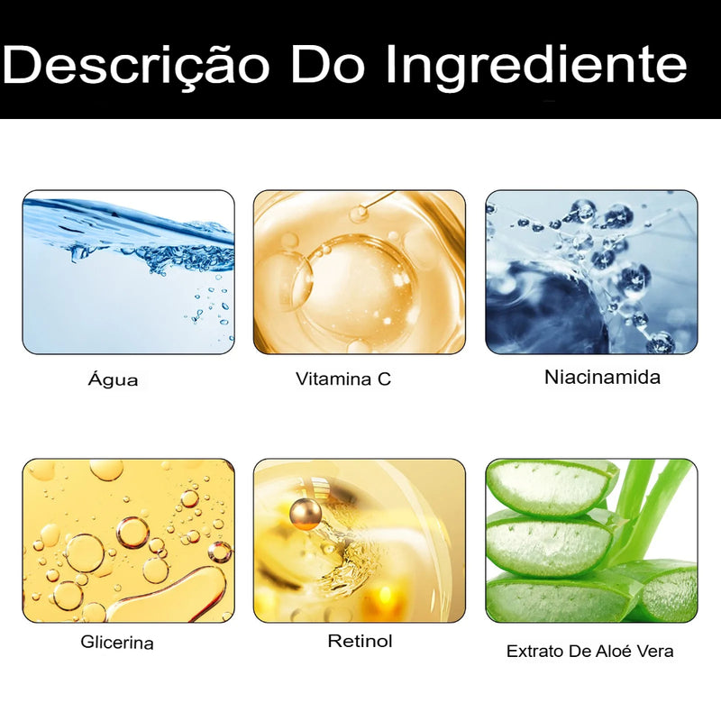 Correção Facial de Melanina, Corretor de Manchas Pretas:Melanin Correcting Facial NutriGlow