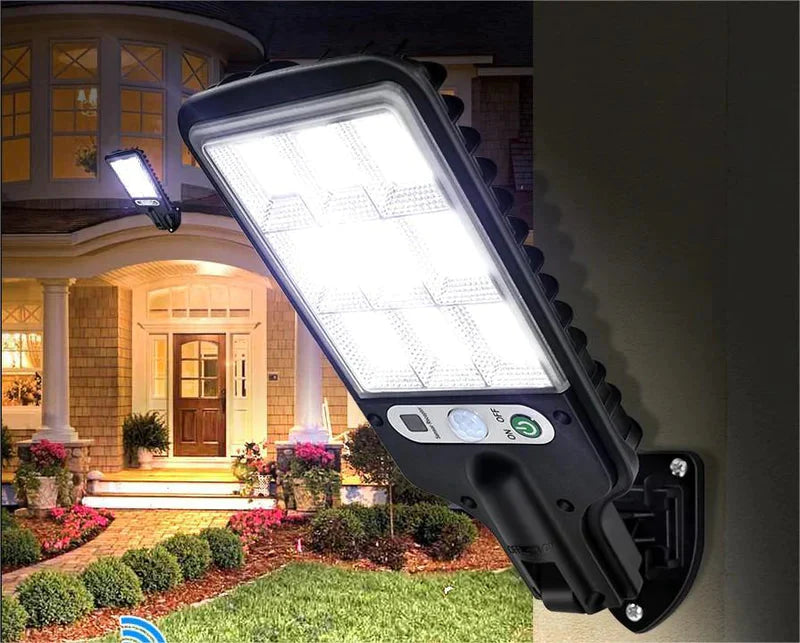 Refletor Solar Led Alto Sustentável com Controle Remoto