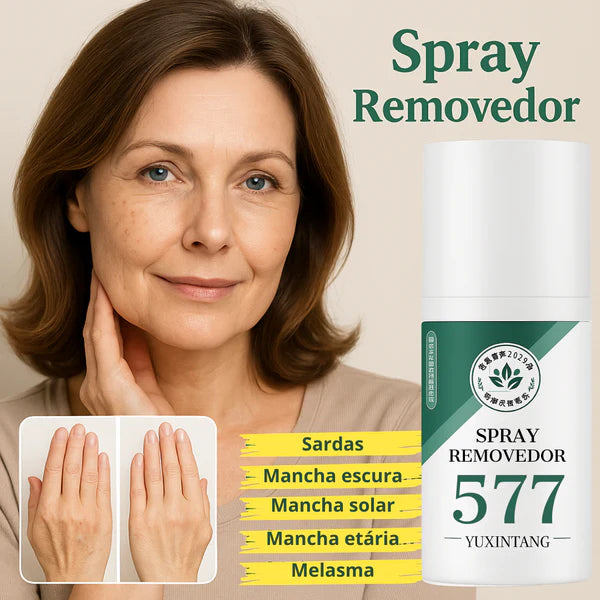 Spray Removedor 577 – Elimine Manchas de Sol, Idade e Melasma com 40% OFF + Frete Grátis!